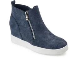 Women's Journee Collection Pennelope Wedge Sneakers