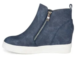 Women's Journee Collection Pennelope Wedge Sneakers