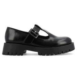 Women's Journee Collection Suvi Chunky T-Strap Mary Janes