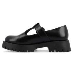 Women's Journee Collection Suvi Chunky T-Strap Mary Janes
