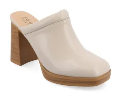 Women's Journee Collection Izara Block Heel Platform Clogs