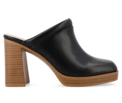 Women's Journee Collection Izara Block Heel Platform Clogs