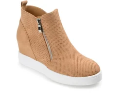 Women's Journee Collection Pennelope Wedge Sneakers