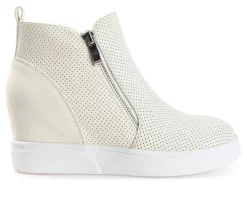 Women's Journee Collection Pennelope Wedge Sneakers
