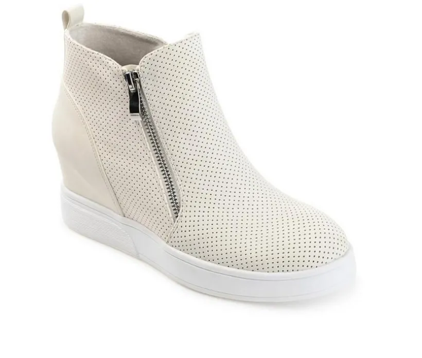 Women's Journee Collection Pennelope Wedge Sneakers