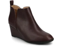 Women's Journee Collection Mylee Wedge Booties