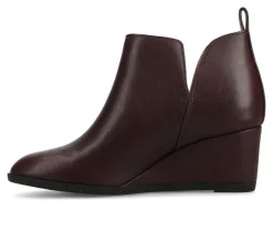 Women's Journee Collection Mylee Wedge Booties