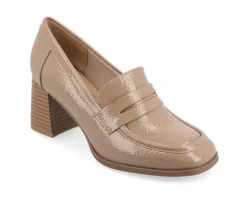 Women's Journee Collection Malleah Block Heel Loafers