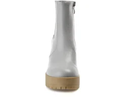 Women's Journee Collection Riplee Platform Block Heel Booties