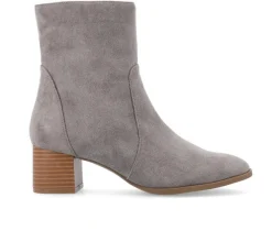 Women's Journee Collection Hayven Block Heel Booties