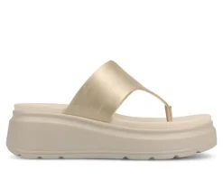 Women's Journee Collection Carah Platform Flip-Flops