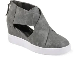 Women's Journee Collection Seena Wedge Sneakers