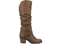 Women's Journee Collection Late Wide Calf Knee High Boots