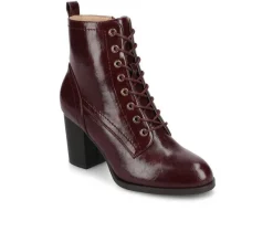 Women's Journee Collection Baylor Lace-Up Booties