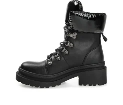 Women's Journee Collection Irrah Heeled Combat Booties