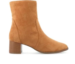 Women's Journee Collection Hayven Block Heel Booties