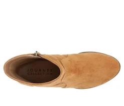 Women's Journee Collection Hayven Block Heel Booties