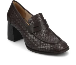 Women's Journee Collection Malleah Block Heel Loafers