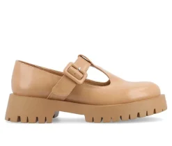 Women's Journee Collection Suvi Chunky T-Strap Mary Janes