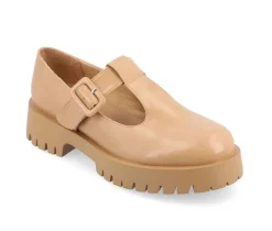 Women's Journee Collection Suvi Chunky T-Strap Mary Janes
