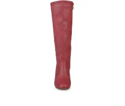 Women's Journee Collection Langly Wedge Knee High Boots