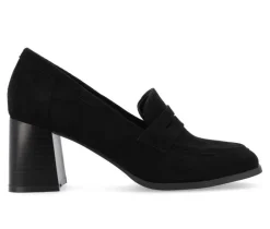 Women's Journee Collection Malleah Block Heel Loafers