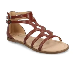 Women's Journee Collection Genneva Flat Sandals