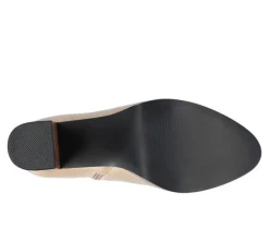 Women's Journee Collection Romer Block Heeled Platform Booties