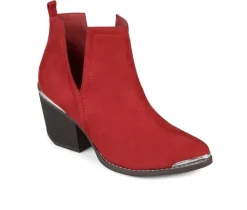 Women's Journee Collection Issla Side Slit Booties
