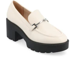 Women's Journee Collection Keeziah Chunky Heeled Loafers