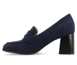 Women's Journee Collection Malleah Block Heel Loafers