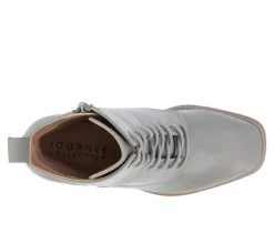 Women's Journee Collection Kalindi Lace Up Heeled Booties