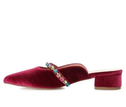 Women's Journee Collection Jewel Mules