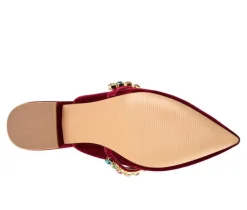 Women's Journee Collection Jewel Mules