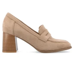 Women's Journee Collection Malleah Block Heel Loafers