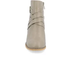 Women's Journee Collection Strap Wide Width Booties