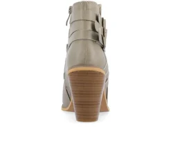 Women's Journee Collection Strap Wide Width Booties