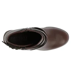 Women's Journee Collection Strap Wide Width Booties