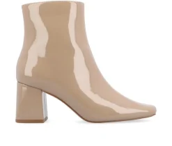 Women's Journee Collection Haylinn Block Heel Booties