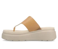 Women's Journee Collection Carah Platform Flip-Flops