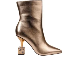 Women's Lady Couture Crown Heeled Booties