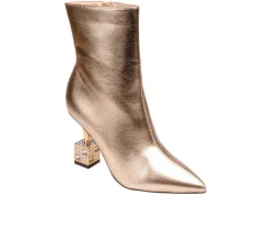 Women's Lady Couture Crown Heeled Booties