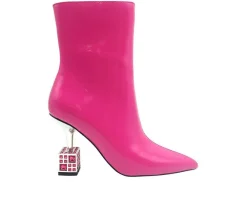 Women's Lady Couture Crown Heeled Booties