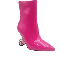 Women's Lady Couture Crown Heeled Booties