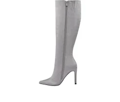 Women's Lady Couture Diamond Knee High Stiletto Boots