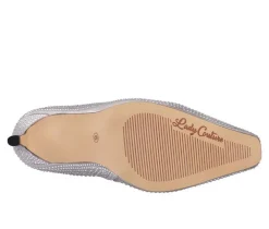 Women's Lady Couture Diamond Knee High Stiletto Boots