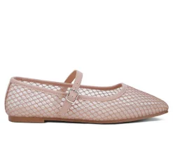 Women's London Rag Averona Mesh Mary Jane Flats