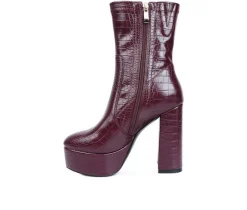 Women's London Rag Big Six Platform Heeled Booties
