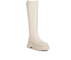 Women's London Rag Blume Lug Knee High Boots