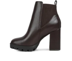 Women's London Rag Bolt Block Heel Chelsea Booties